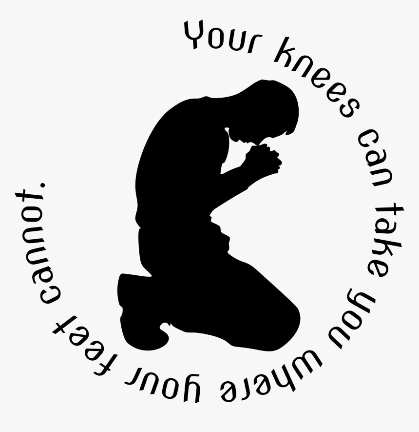 Prayer Vector Silhouette - Prayer Silhouette, HD Png Download, Free Download