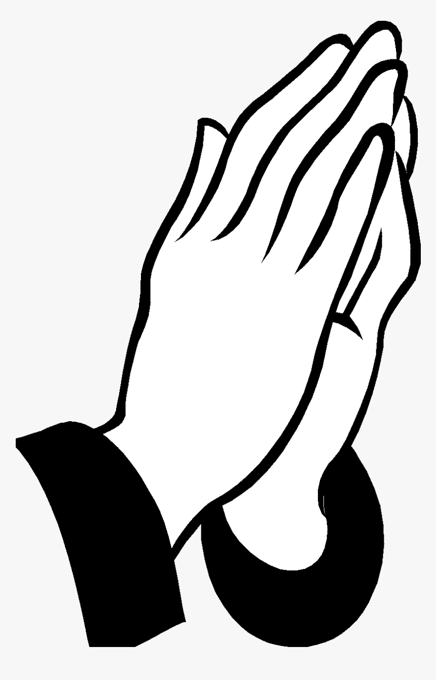 Prayer Clipart Many Interesting Cliparts - Praying Hands Black And White Clipart, HD Png Download, Free Download