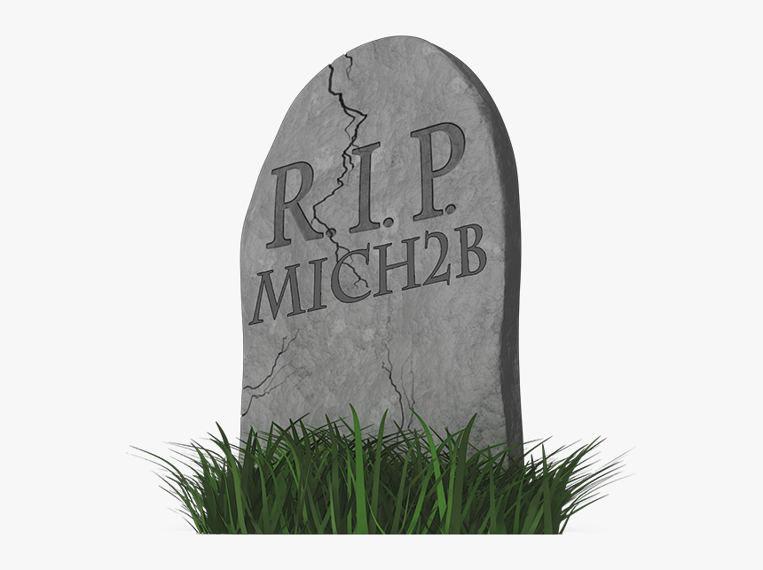 Rip Mich Lol - Headstone, HD Png Download, Free Download