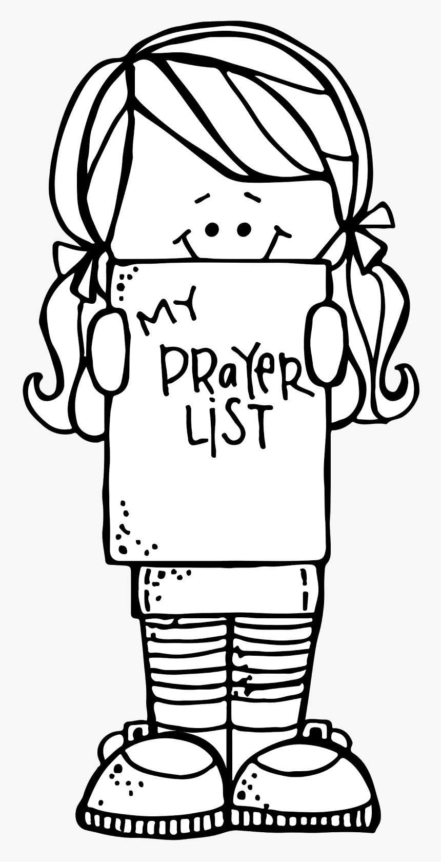 Transparent Prayer Clipart Png - Melonheadz Kids Black And White Png, Png Download, Free Download