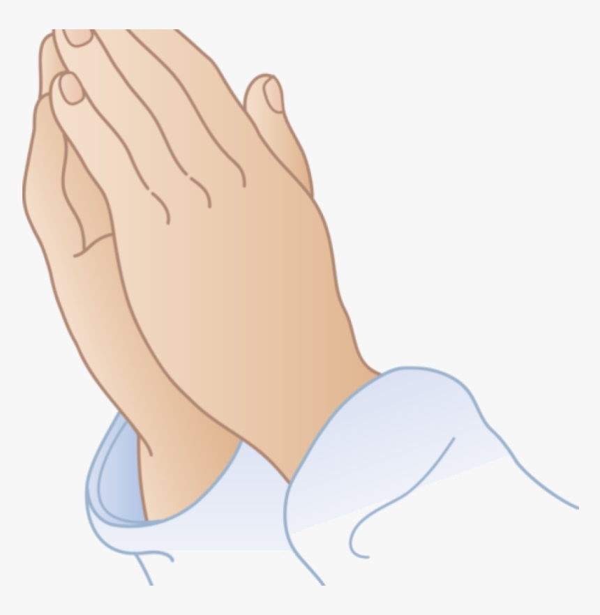 Praying Hands Free Clip Art Clipart Cartoon Transparent - Cartoon Of Praying Hands, HD Png Download, Free Download