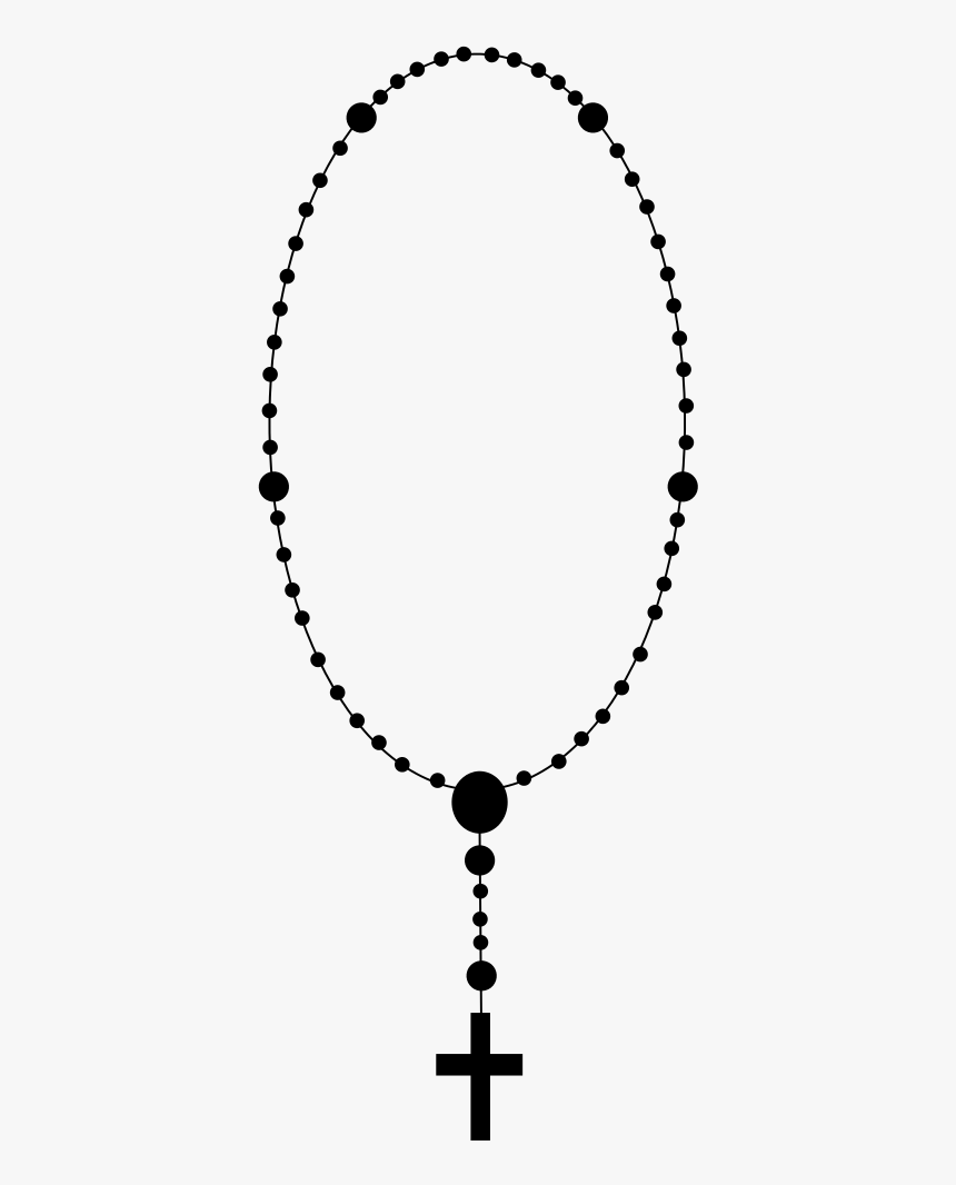 Praying The Rosary Clipart 2 Image - Rosary Clipart, HD Png Download, Free Download