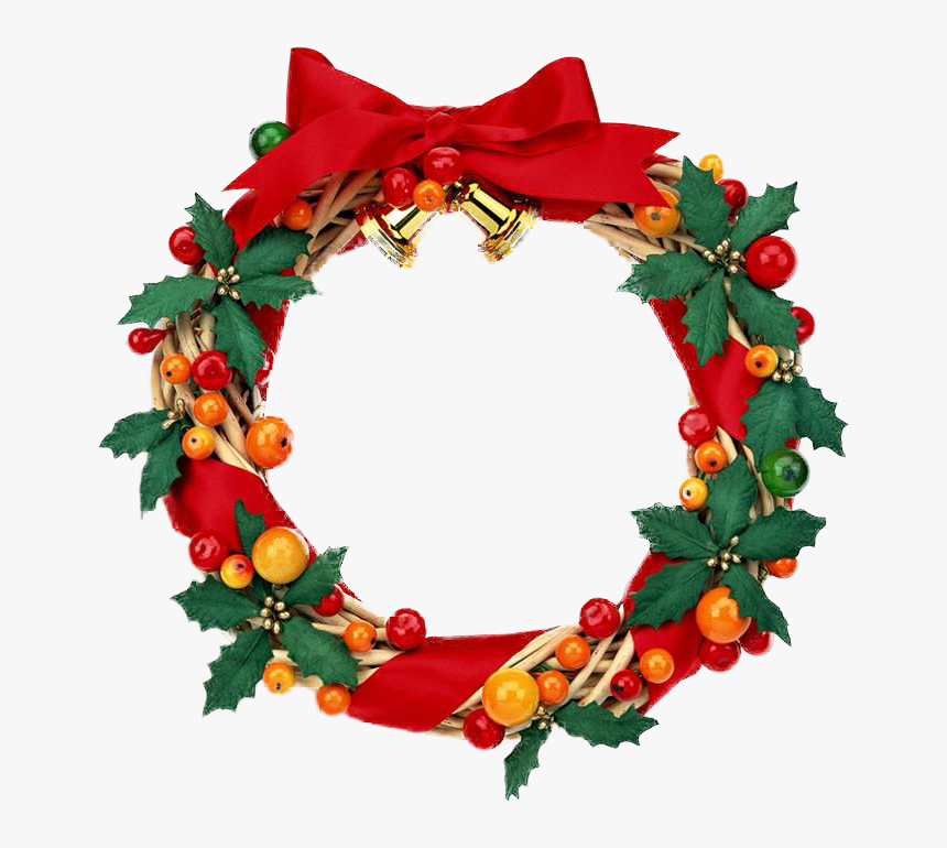 Fruit Wreath - Day 3months Till Christmas, HD Png Download, Free Download