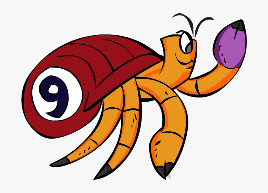 Hermit Crab Clipart Red Crab - Cute Hermit Crab Clipart, HD Png Download, Free Download