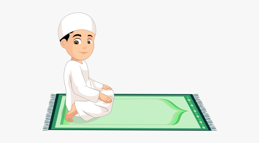 Muslim Prayer Salah Steps - Ramadan Kids Png, Transparent Png, Free Download