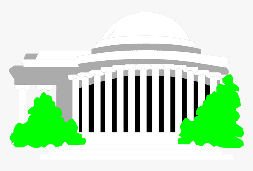 Washington Dc Clipart - Jefferson Memorial Clipart, HD Png Download, Free Download