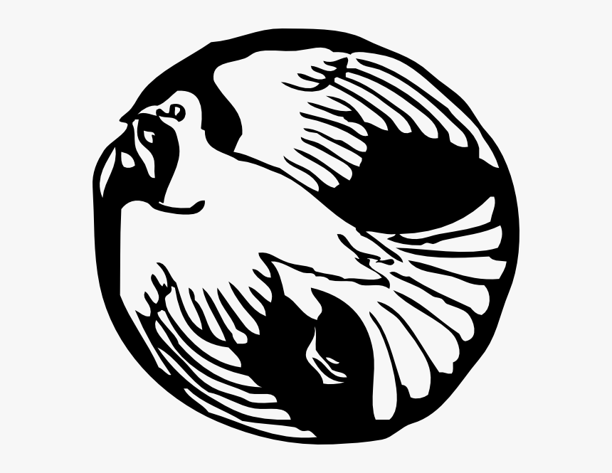 Dove In Circle Svg Clip Arts - Drawing Peace Of World, HD Png Download, Free Download