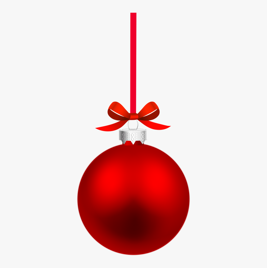 Red Christmas Ball Png, Transparent Png, Free Download