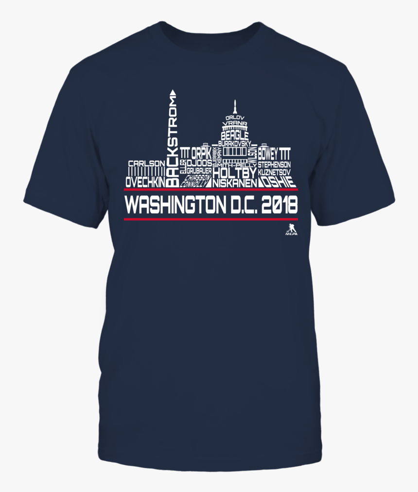 Washington D - C - Skyline - Roster Of 2018 Front Picture - T-shirt, HD Png Download, Free Download