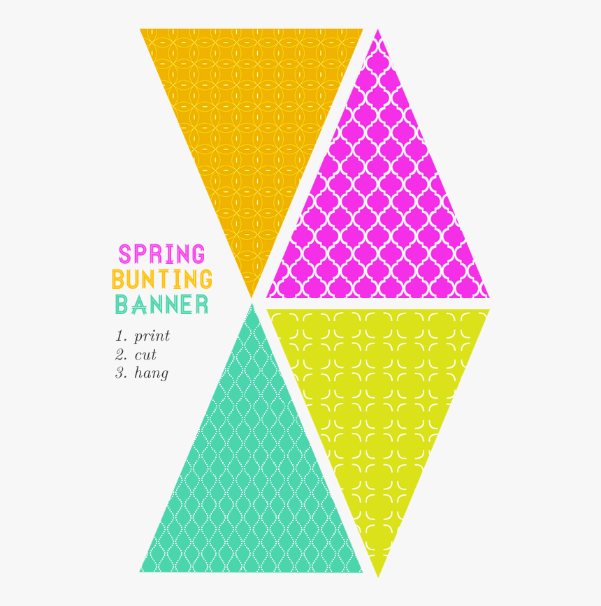 Triangle Banner Printable Free Download HD Png Download Kindpng