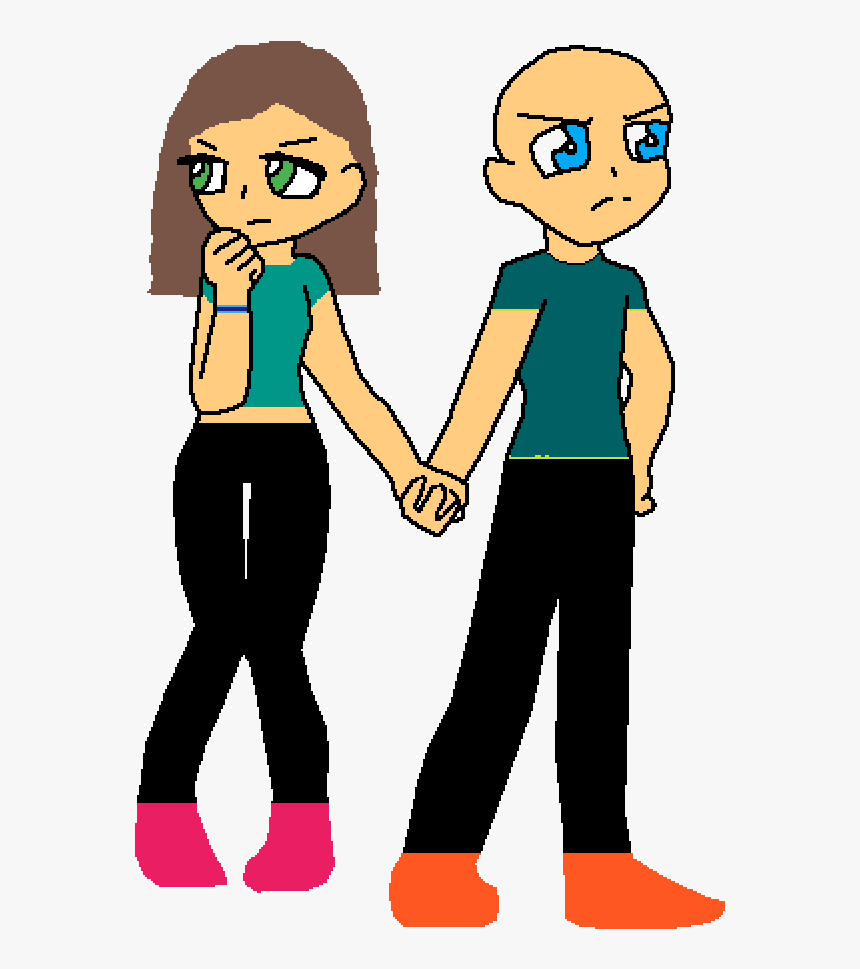 Transparent Couple Holding Hands Png - Cartoon, Png Download, Free Download
