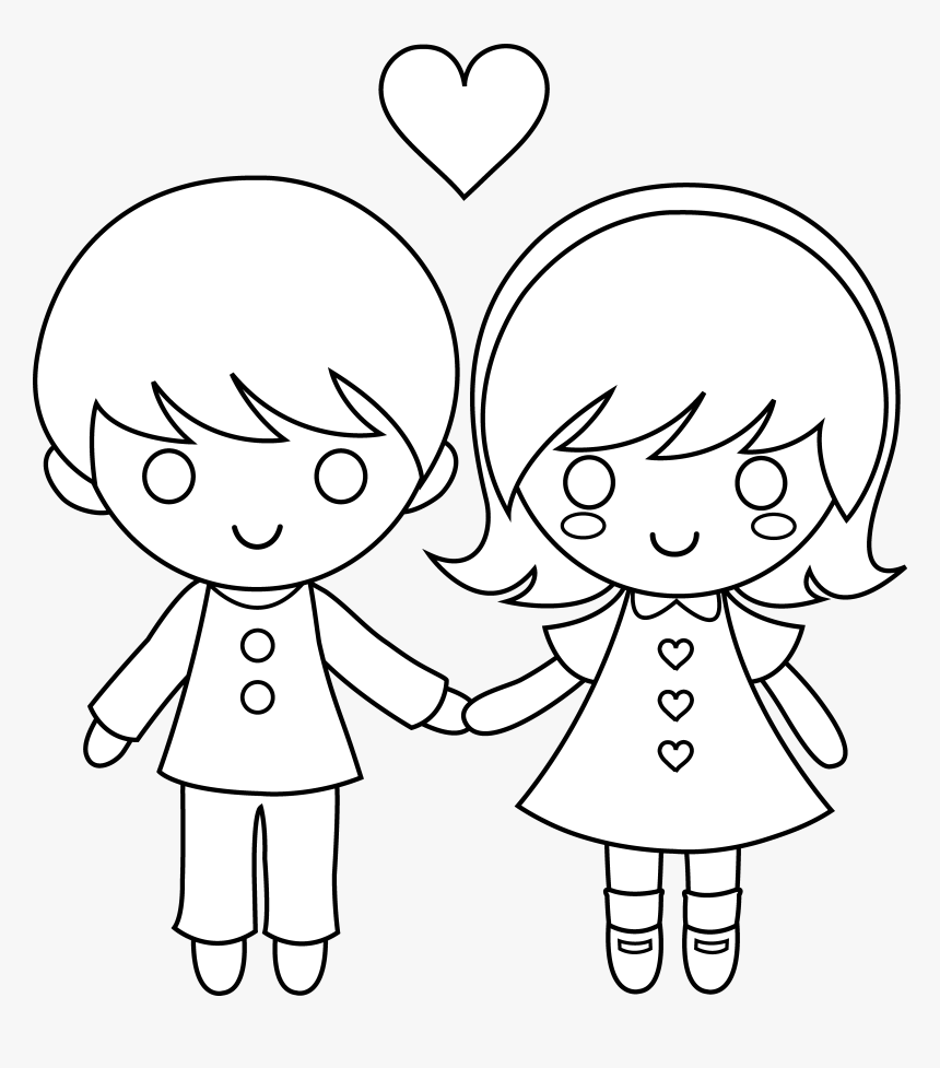 Png Of Class Holding Hands - Boy And Girl Holding Hands, Transparent Png, Free Download