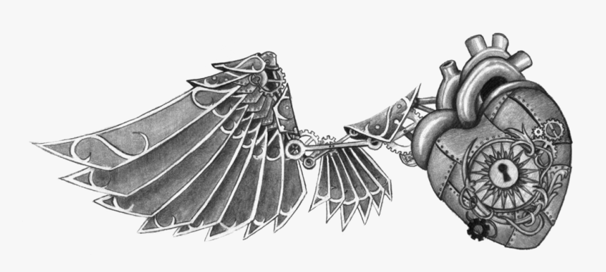 Transparent Dove - Steampunk Tattoo Png, Png Download, Free Download