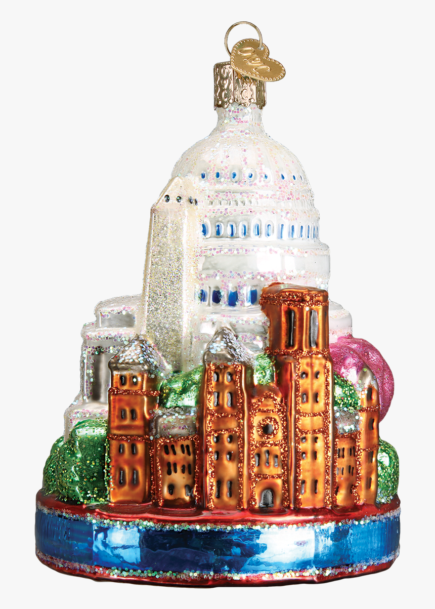 Landmarks Glass Ornament - Scale Model, HD Png Download, Free Download