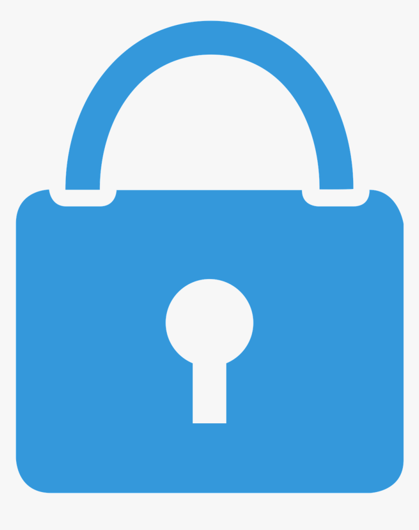 Lock Icon Blue, HD Png Download, Free Download