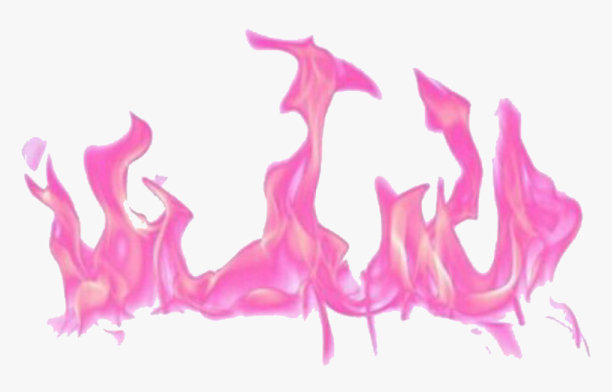 Aesthetic Drawing Fire - Pink Fire Transparent Background, HD Png ...