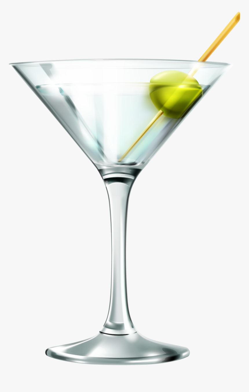 Transparent Martini Glass Png Clipart - Transparent Cocktail Glass Png, Png Download, Free Download