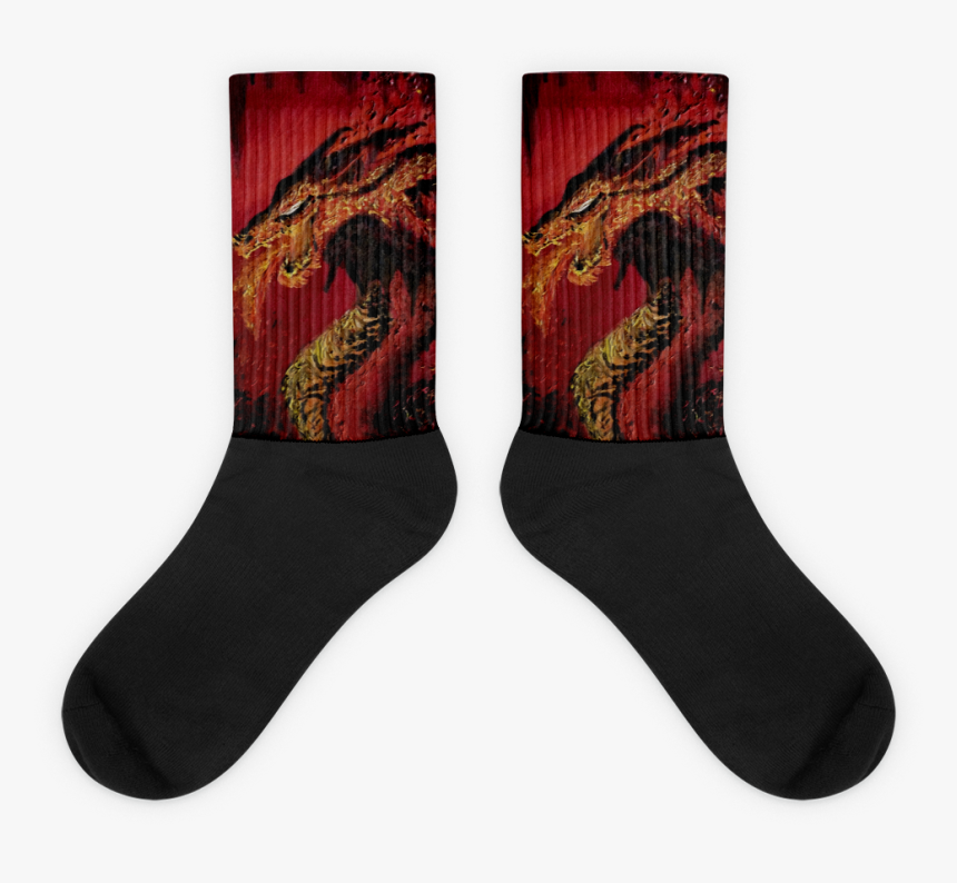 Transparent Fire Breathing Dragon Png - Sock, Png Download, Free Download