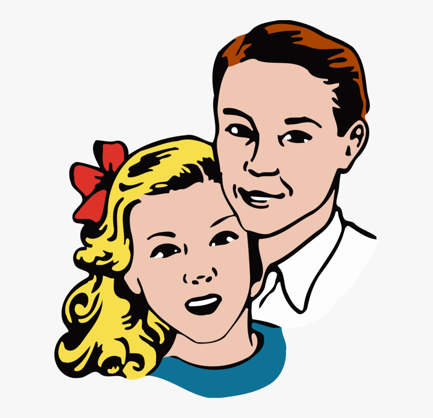 Young Couple Clipart, HD Png Download, Free Download