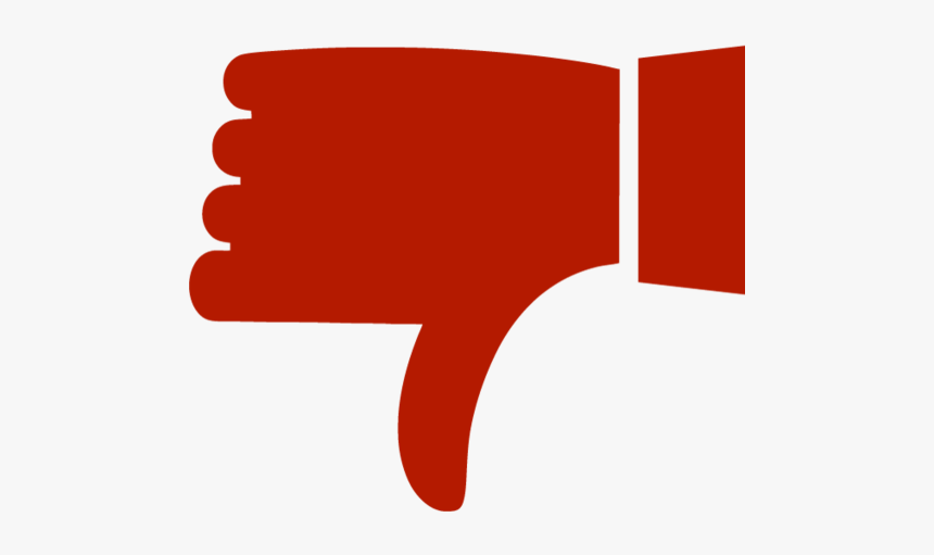 Red Thumbs Down Icon, HD Png Download, Free Download