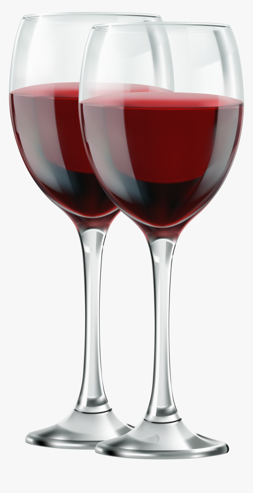 Red Wine Png - Two Glasses Red Wine, Transparent Png, Free Download