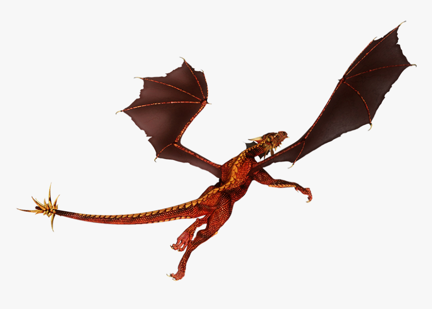 Dragon Png Great Pictures Of Cool Dragons - Flying Red Dragon Png, Transparent Png, Free Download