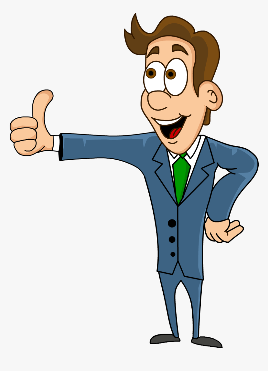 Clip Art Computer Kid Thumbs Up - Man Thumbs Up Clipart, HD Png Download, Free Download