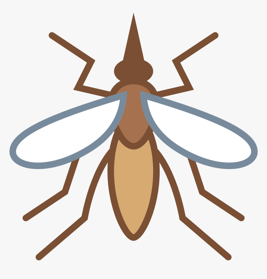 An Mosquito With Three Main Body Parts And Three Legs - Mosquito Icon Png, Transparent Png, Free Download