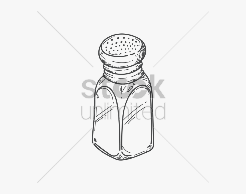 Salt Clipart Lost Shaker - Line Art, HD Png Download, Free Download