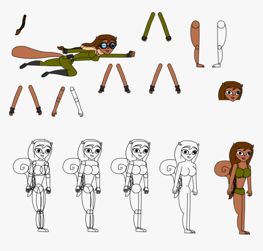 Tcb Ava Trinity The - Body Parts Of A Flying Squirrel, HD Png Download, Free Download