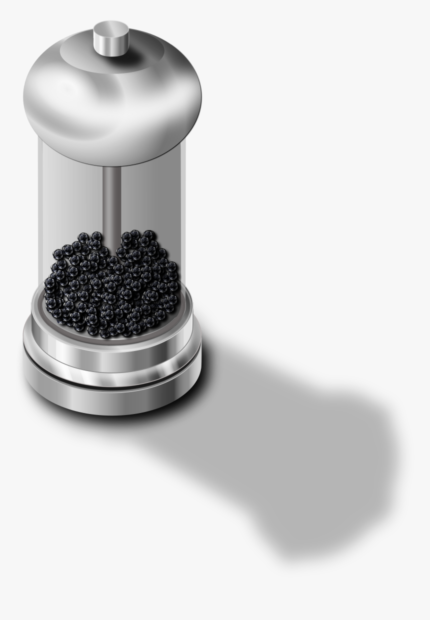 Black Pepper Download Png - Clipart Pepper Shaker, Transparent Png, Free Download
