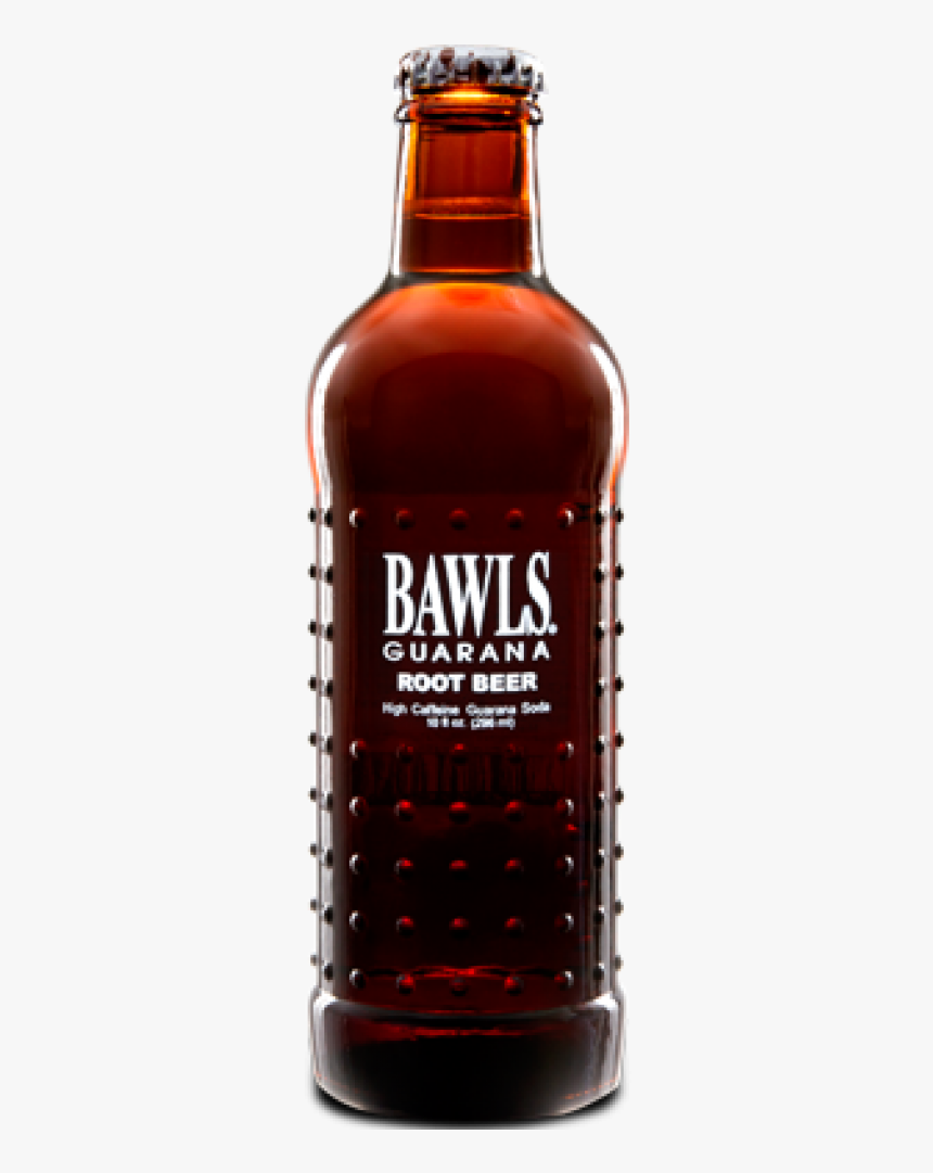 Bawl"s Guarana Root Beer Soda Pop 10 Ounce Bottle 24 - Bawls Root Beer, HD Png Download, Free Download