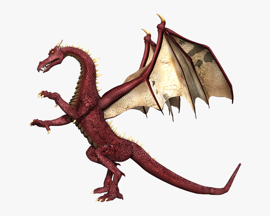 Dragon Png Free Background - Realistic Dragon White Background, Transparent Png, Free Download