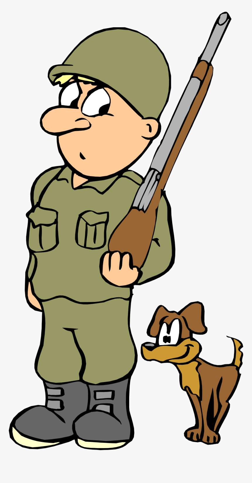 Transparent Army Soldier Png - Cartoon World War 1 Soldiers, Png Download, Free Download