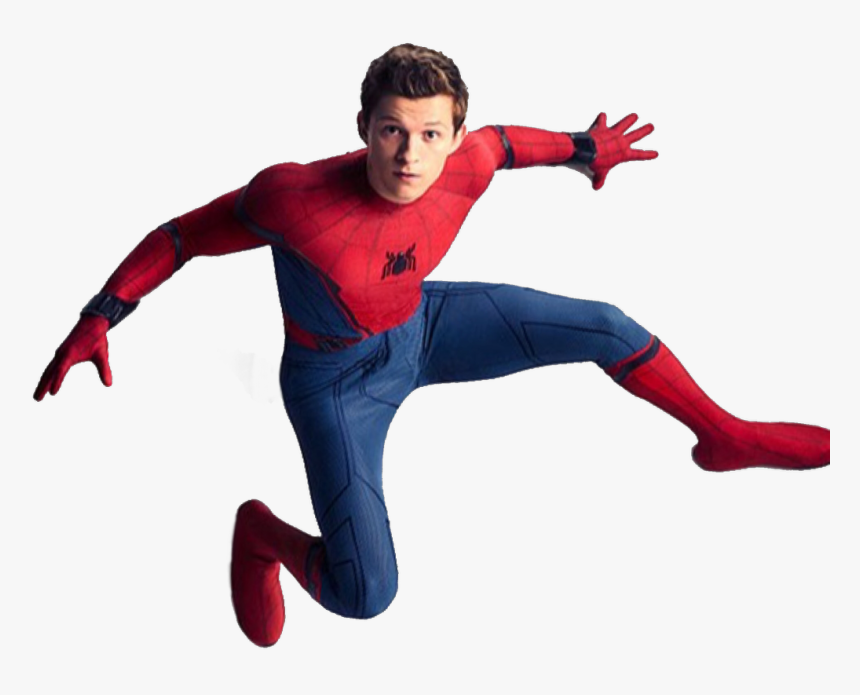 Spiderman Png Infinity War - Tom Holland Spiderman Sticker, Transparent Png  - kindpng