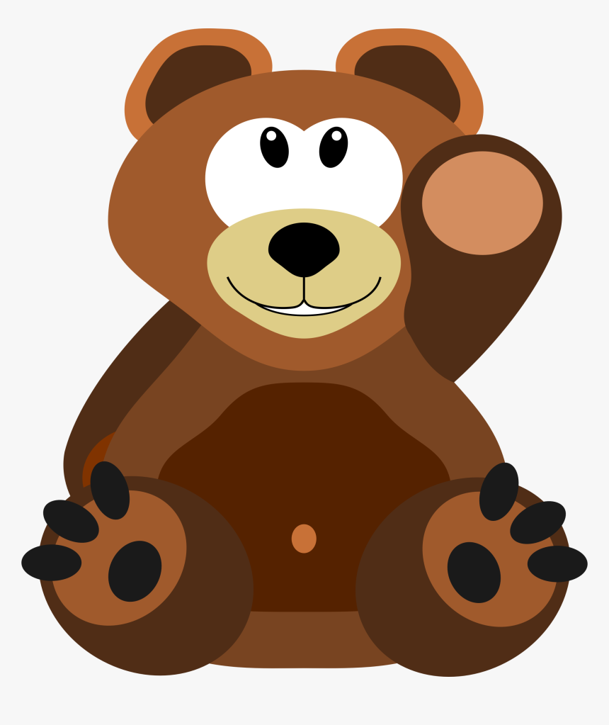 Teddy Bear Png Transparent Free Images - Cute Teddy Bear Drawing Cartoon, Png Download, Free Download