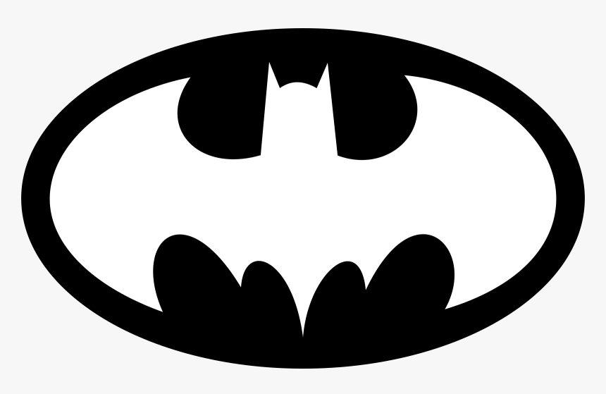 Batman White Logo Png, Transparent Png, Free Download
