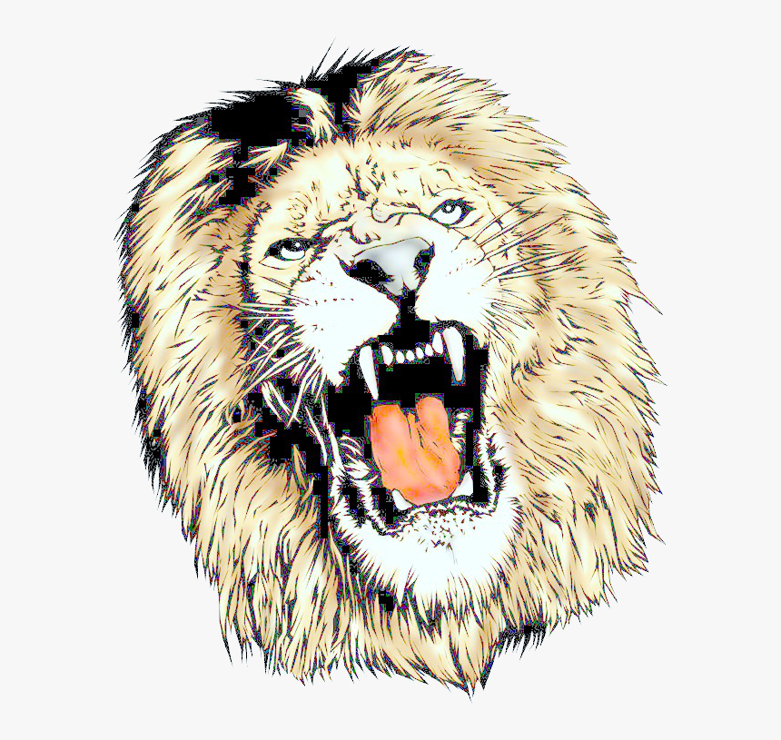 Transparent Lion Head Clipart - Lion Roar Head Png, Png Download, Free Download