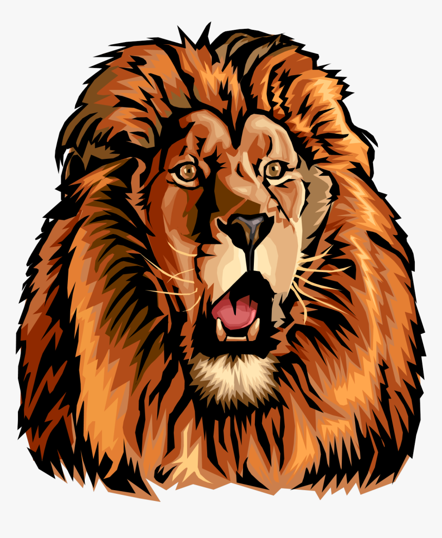 Clip Art Lion Png Clip Art - Liberty Middle School Madison, Transparent Png, Free Download