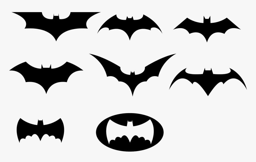 Batman Black And White Logo Clipart Transparent Background - Logo Batman Transparent Background, HD Png Download, Free Download