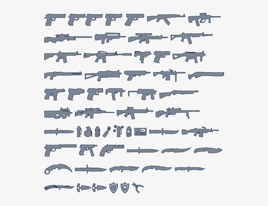 Cs Go Guns Vector, HD Png Download, Free Download