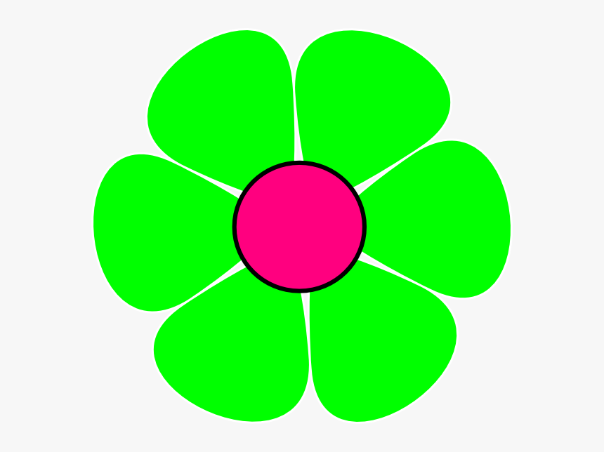 Green Small Flower Clip Art Cliparts - Flowers Clip Art Red, HD Png Download, Free Download