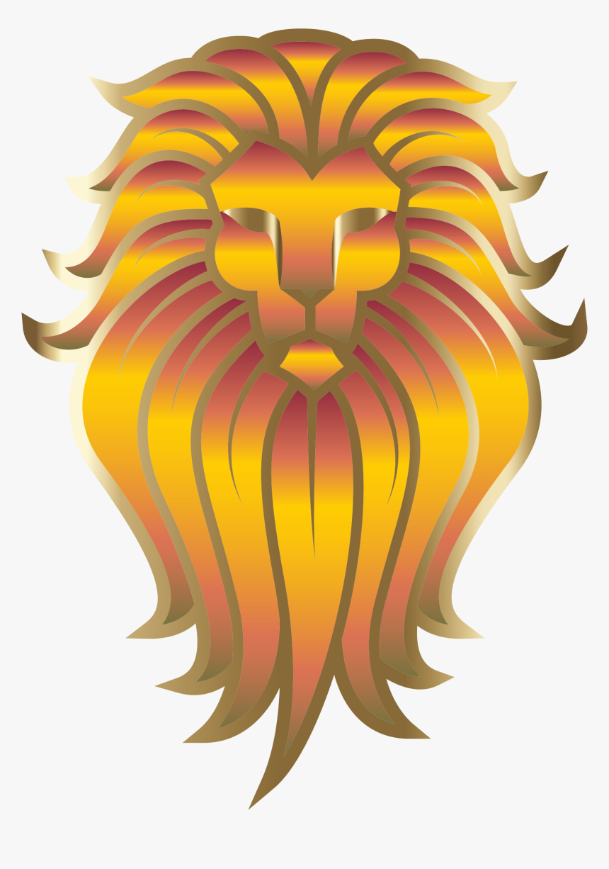 Transparent Cartoon Lion Png - Lion Tattoo No Background, Png Download, Free Download