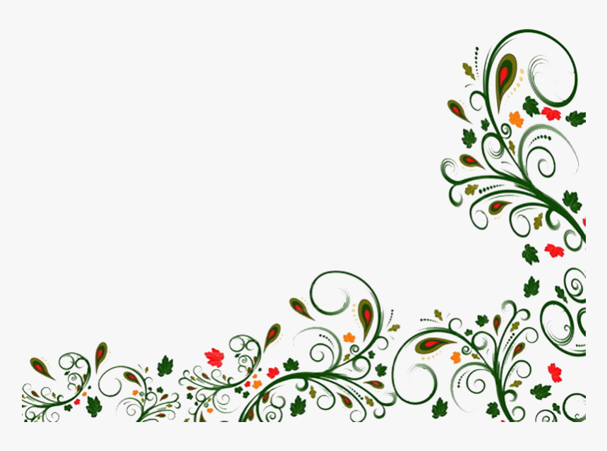 Flower Borders And Frames Clipart - Flower Design Image Download, HD Png Download, Free Download