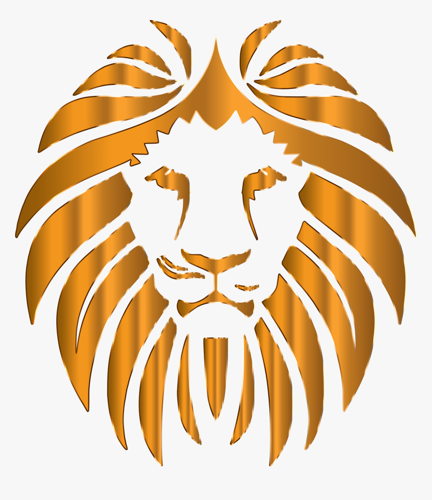 Transparent Lion Cliparts - Vector Lion Head Png, Png Download, Free Download