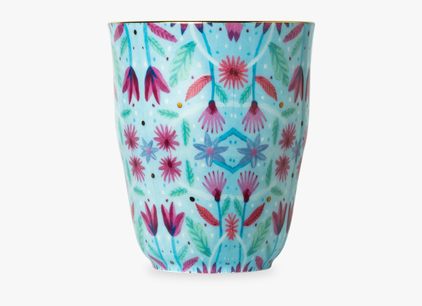 Botanical Tumbler Small Flower Blue - Vase, HD Png Download, Free Download