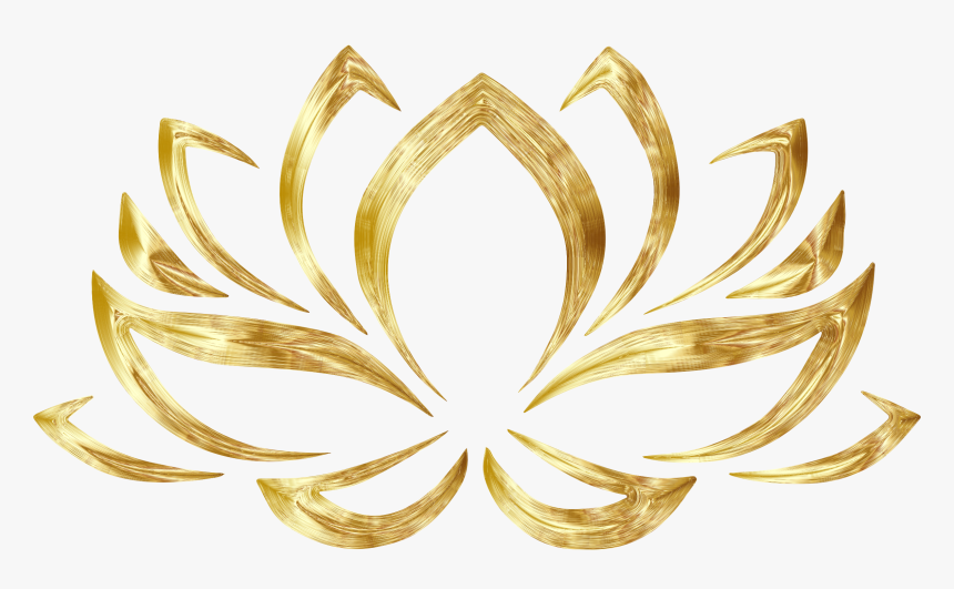 Image Result For Gold Png Pictures Later Ⓒ - Gold Lotus Flower Png, Transparent Png, Free Download