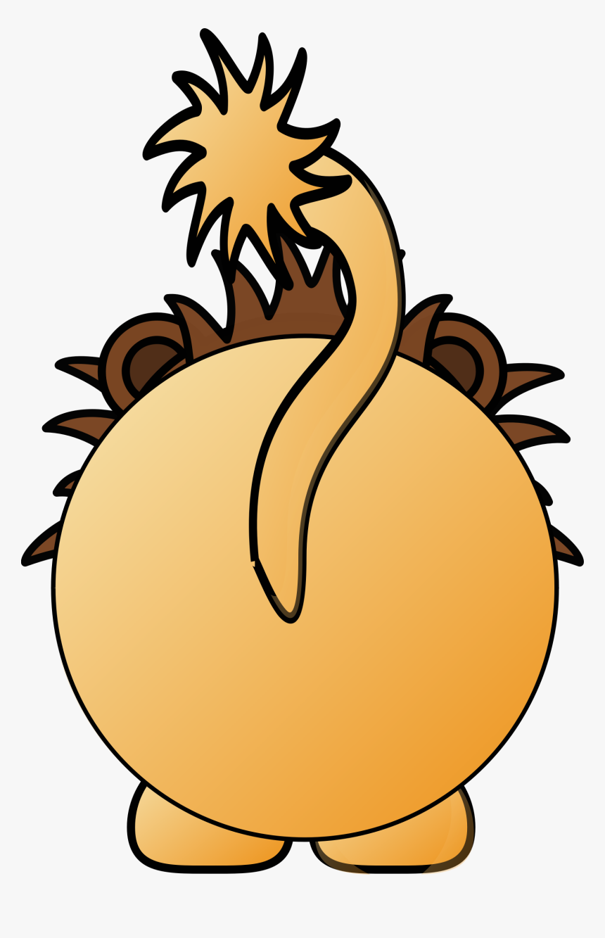 Back Big Image Png - Cartoon Lion Clipart, Transparent Png, Free Download