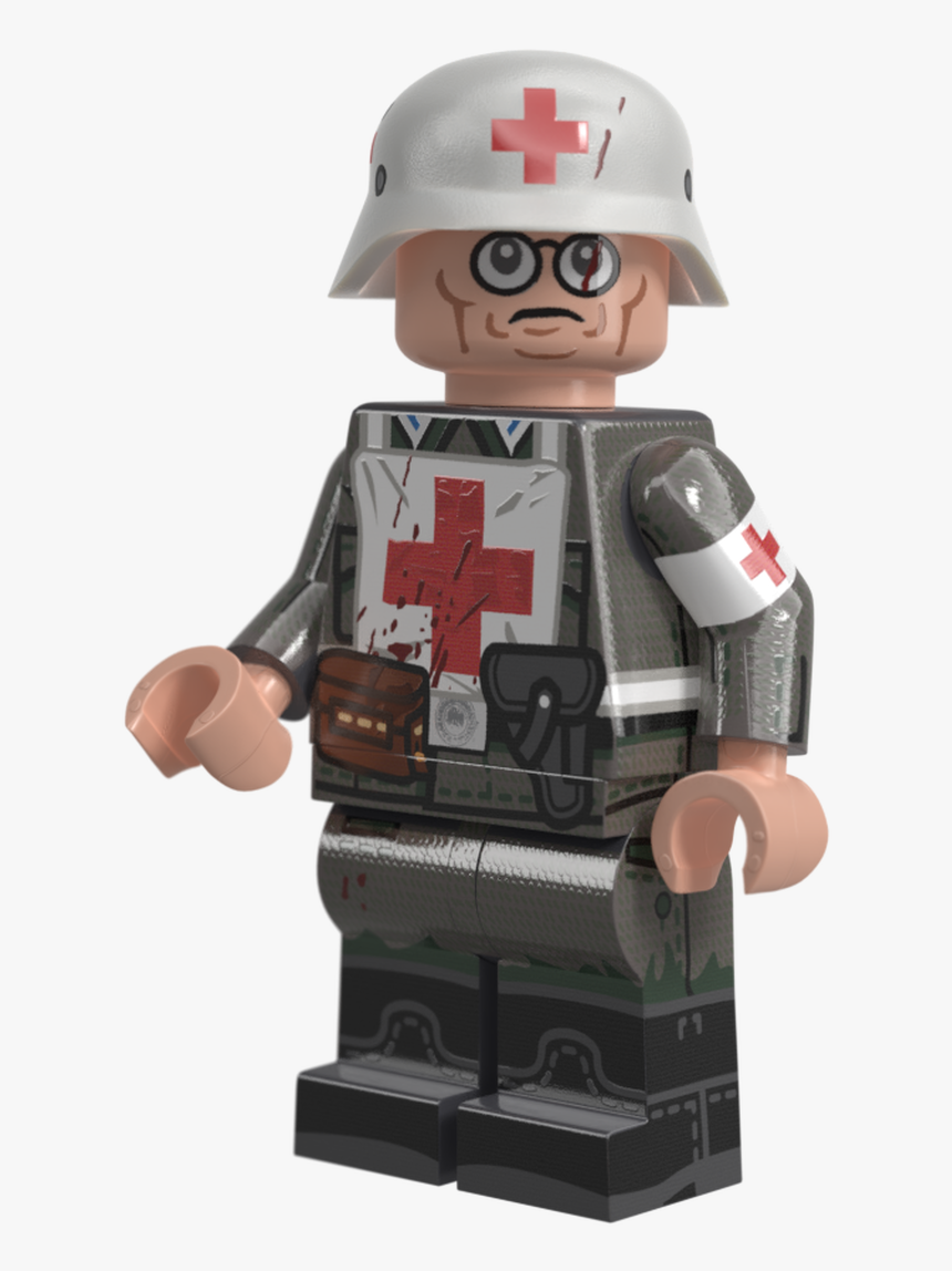 Wwii German Medic - Lego Ww2 German Medic, HD Png Download, Free Download