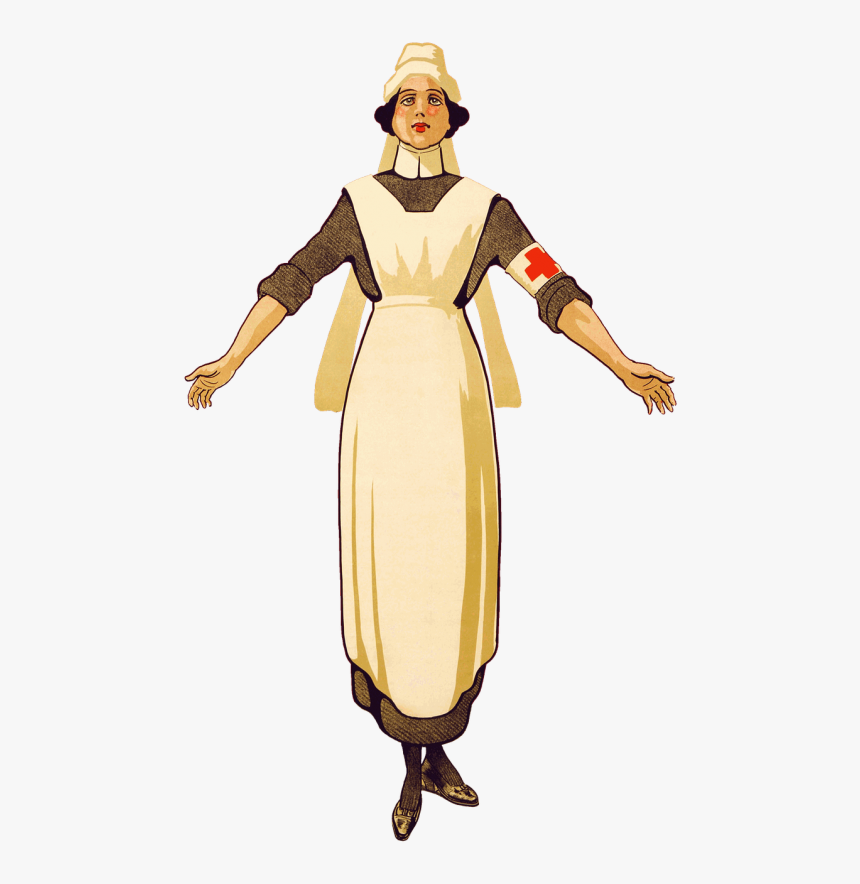 Nurse Red Cross First World War - World War 1 Nurse Png, Transparent Png, Free Download